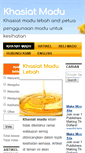 Mobile Screenshot of khasiat-madu.com